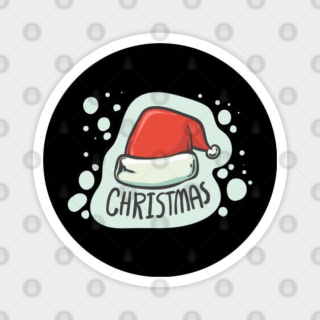 Christmas Hat Cute Magnet by AdeShirts